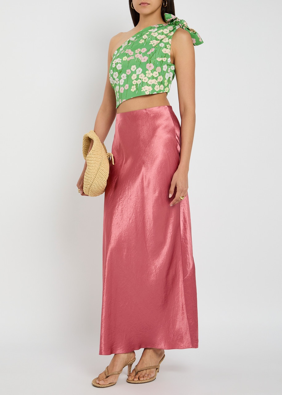 Bernadette Carlotta Floral-print Shell top - 4
