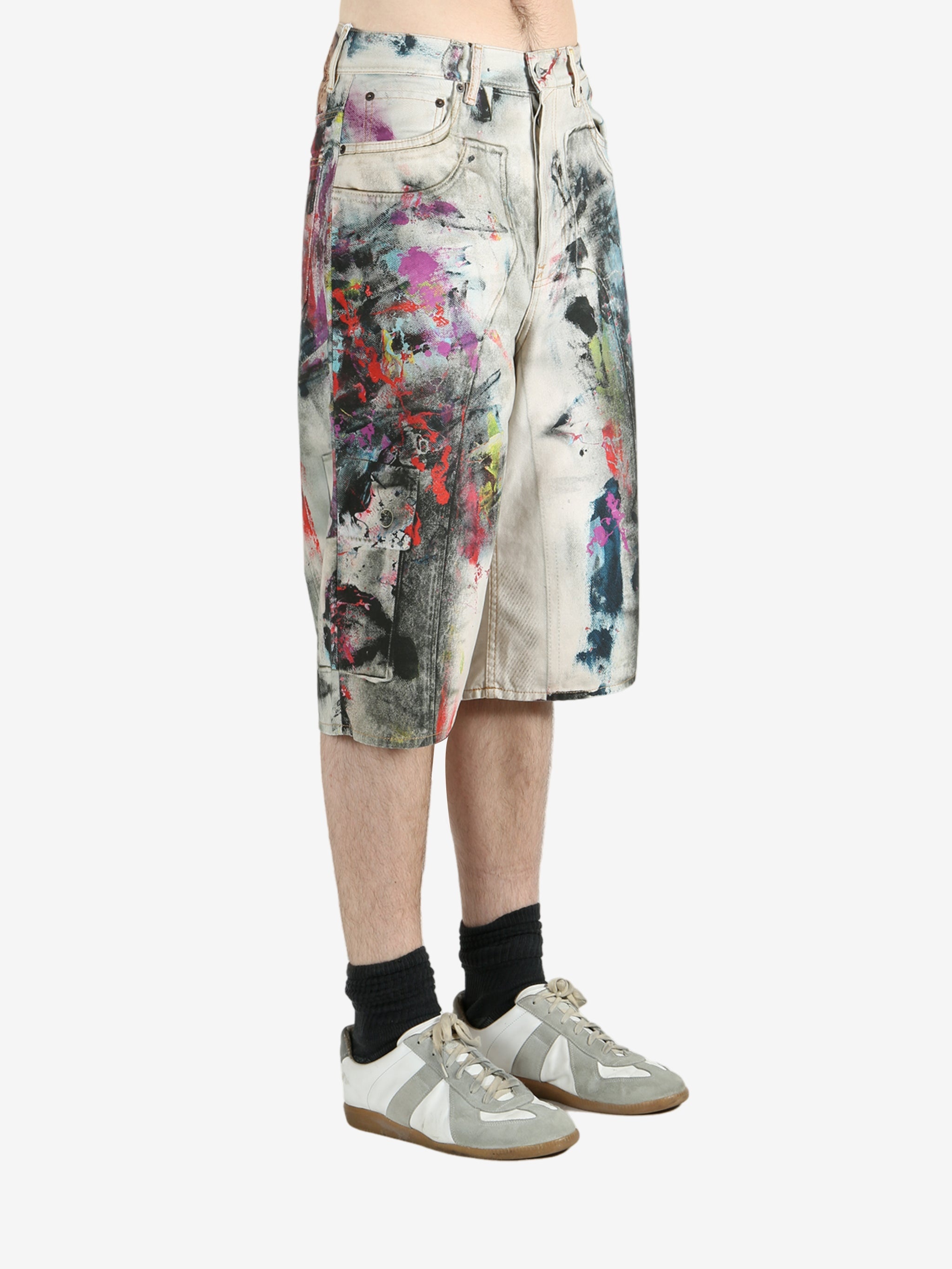 ACNE STUDIOS - Men Graffiti Shorts - 2