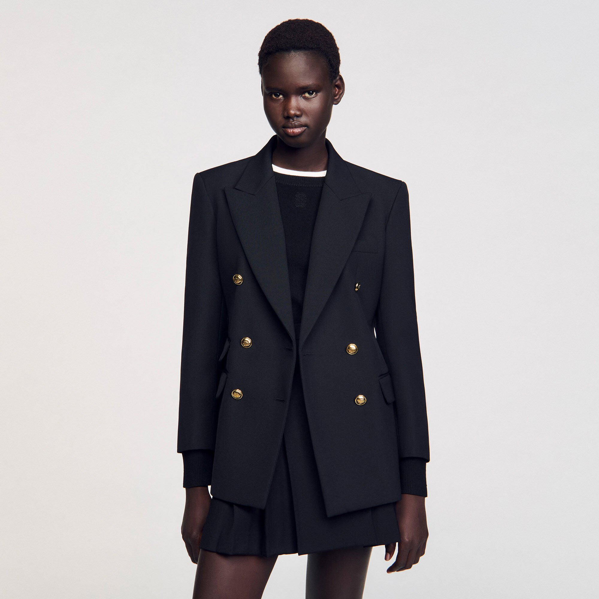 DOUBLE-BREASTED SUIT JACKET - 4