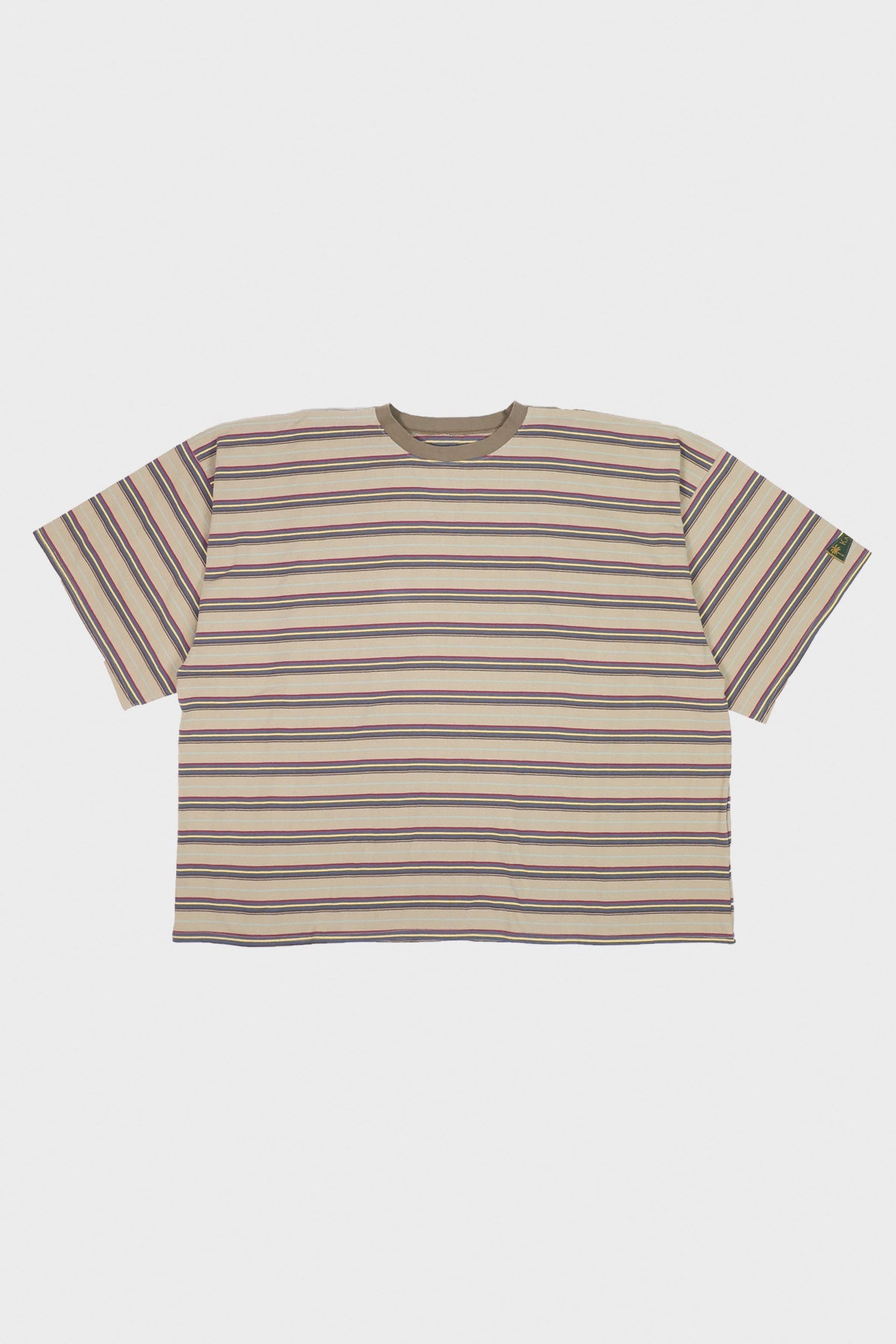 Multi Stripe Jersey HUGE-T - Beige/Navy - 1