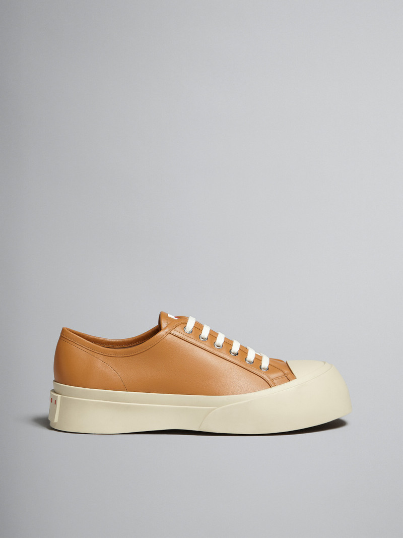 BROWN NAPPA LEATHER PABLO SNEAKER 1