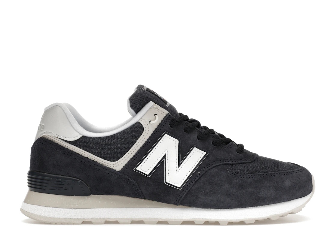 New Balance 574 Fleece Navy - 1