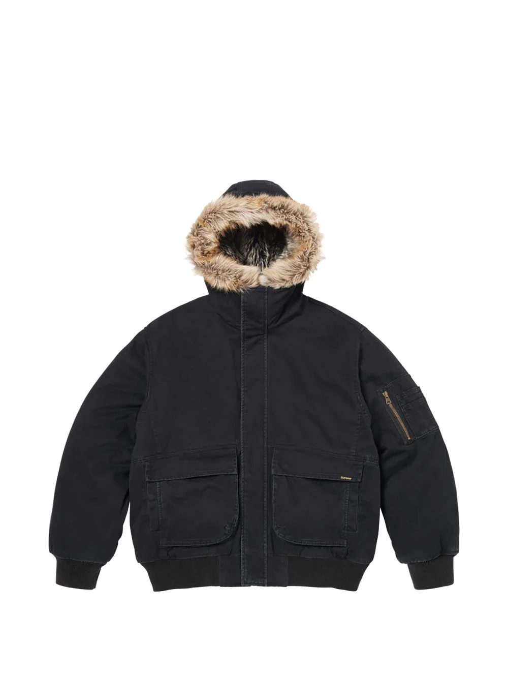 zip-up hooded jacket - 1