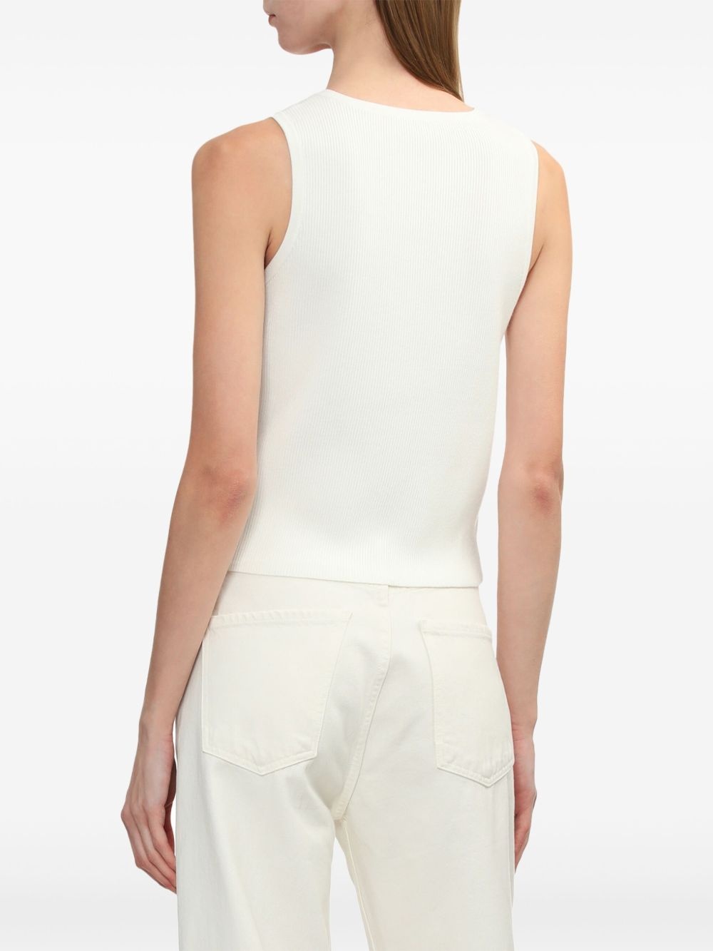 button-down tank top - 4