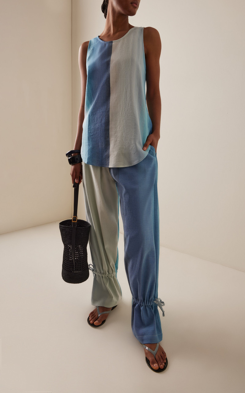 MARRAKSHI LIFE The Parachute Cotton Pants blue outlook