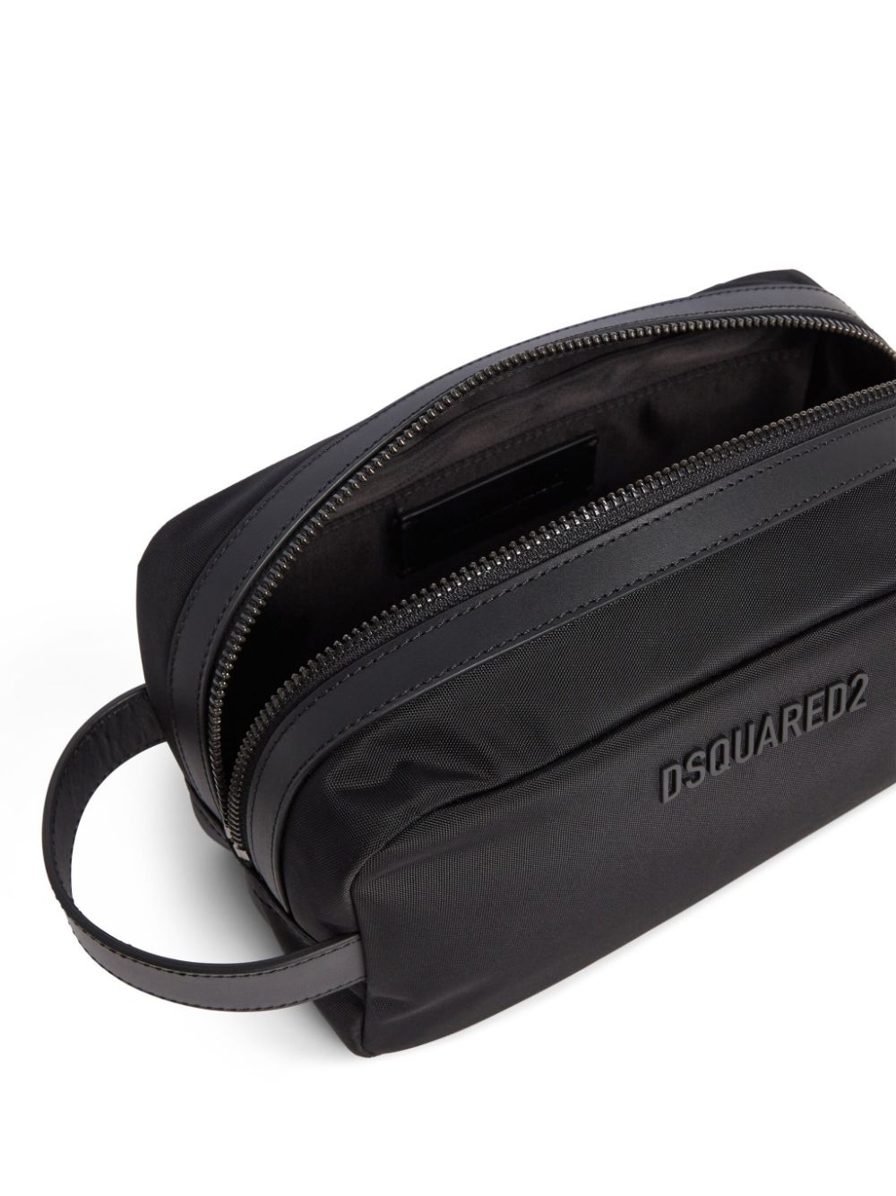 logo-patch wash bag - 3
