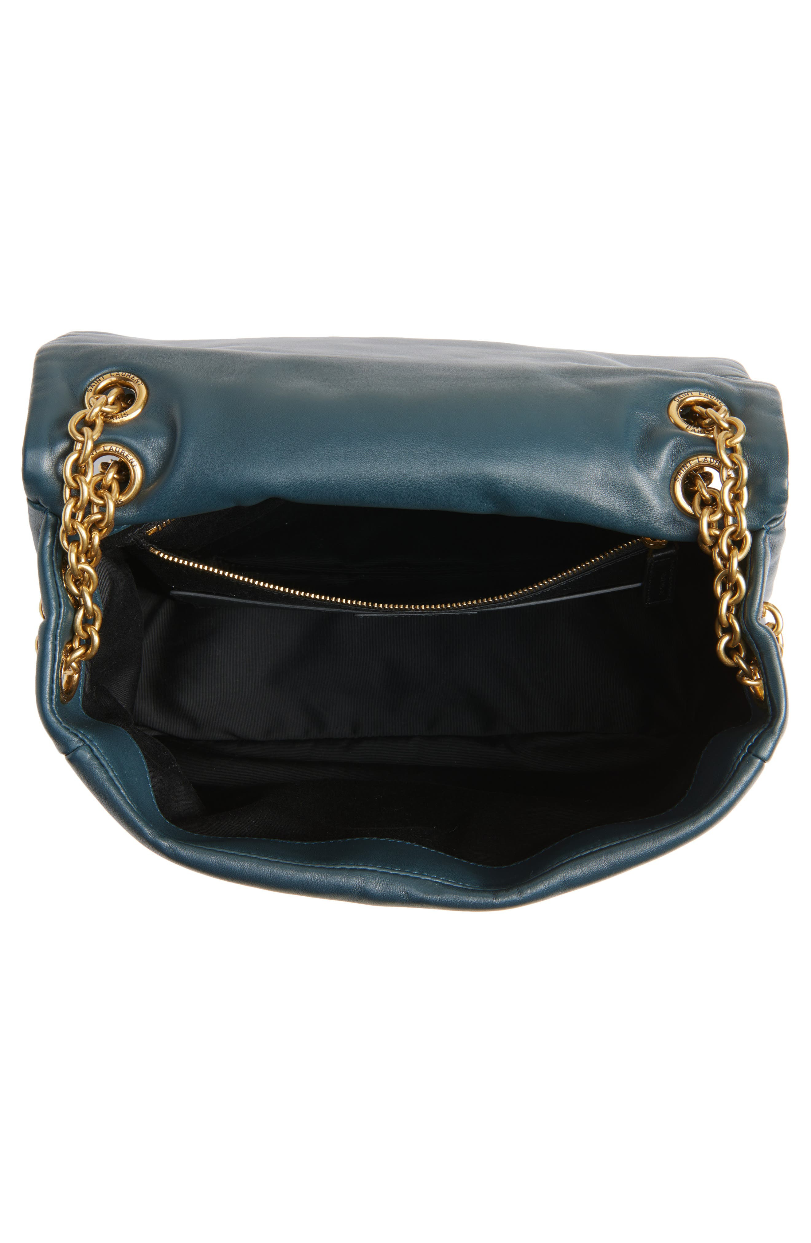 Saint Laurent Medium Jamie 4.3 Carré Rive Gauche Quilted Shoulder Bag in Dark Deep Sea at Nordstrom - 4