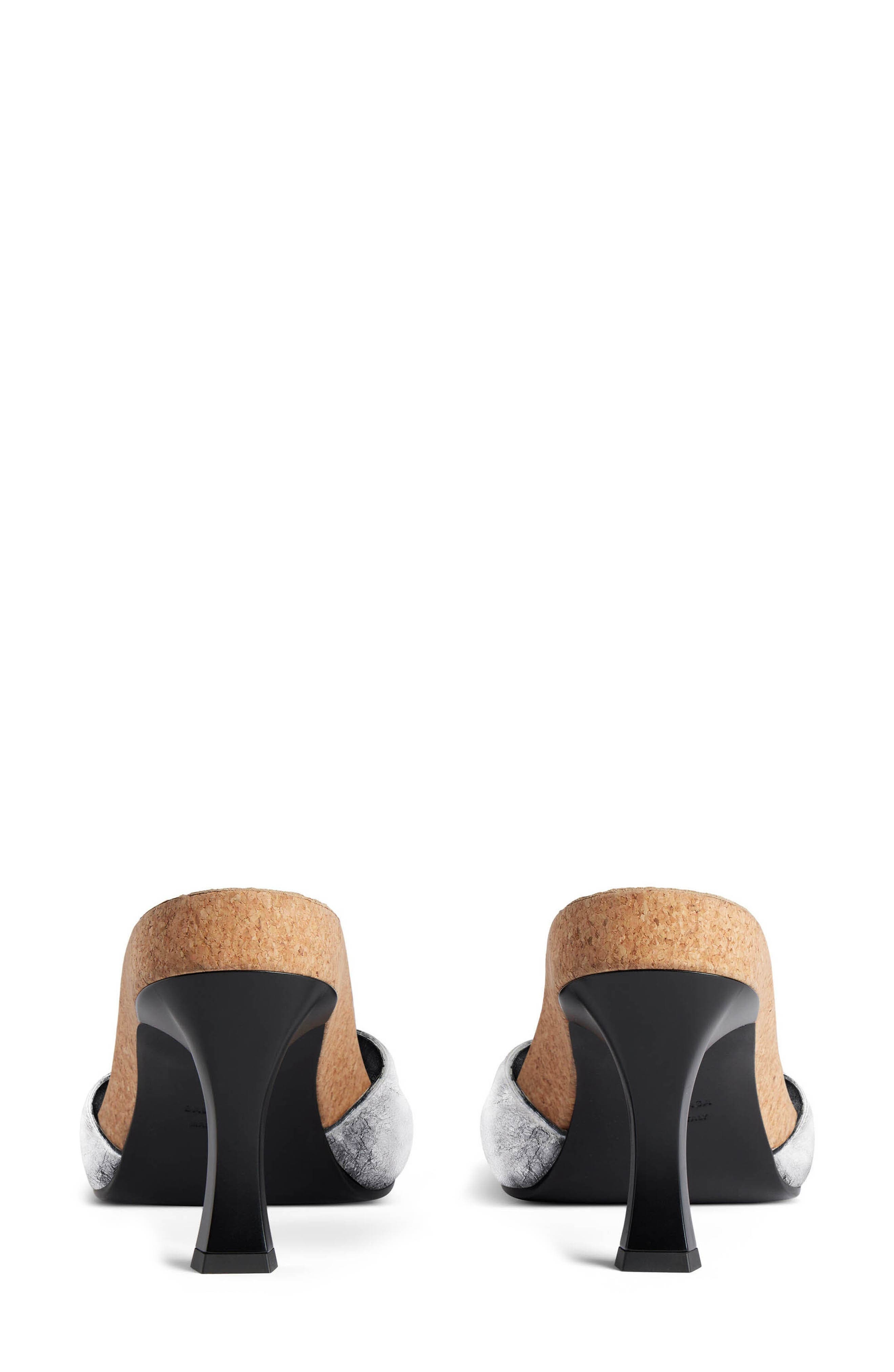 Balenciaga x Scholl Sandal in Silver/Silver at Nordstrom - 6