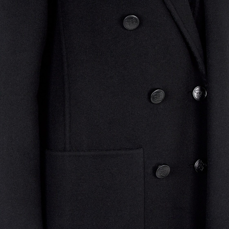 Black wool coat 3