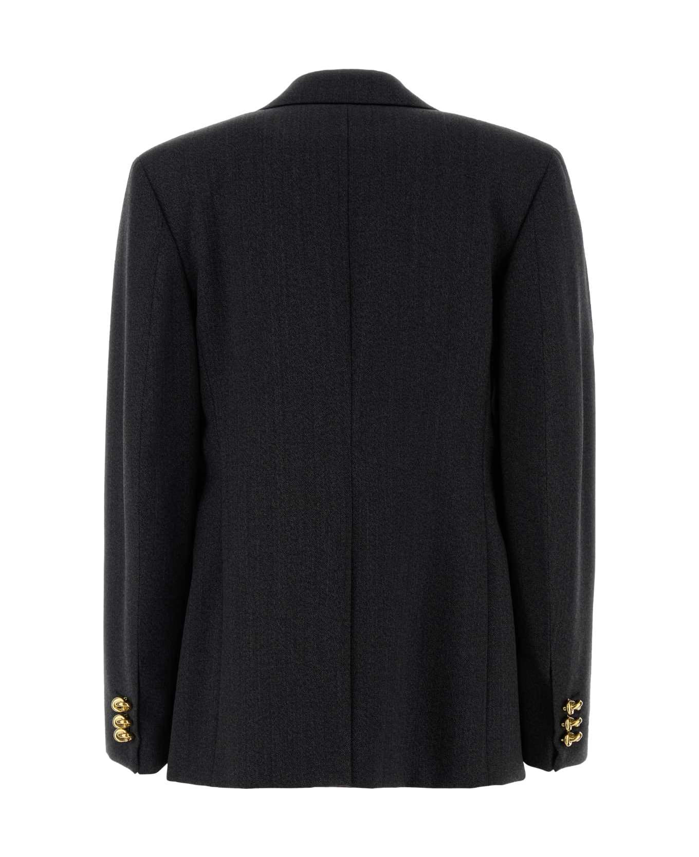 Charcoal Twill Blazer - 2