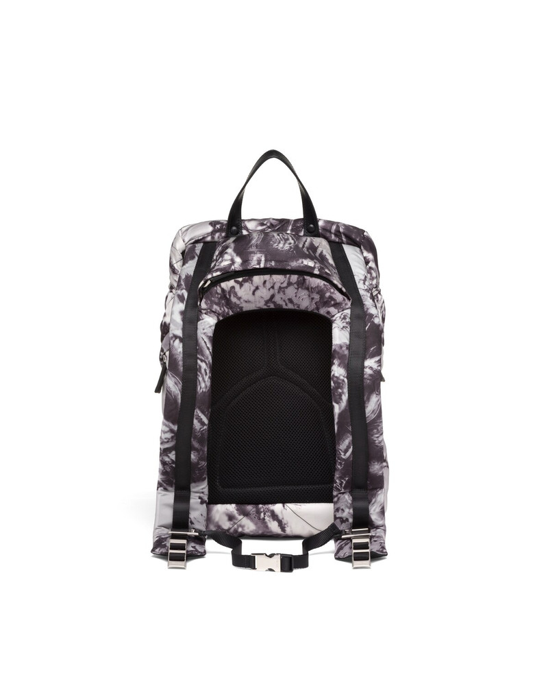 Printed Re-Nylon backpack 4