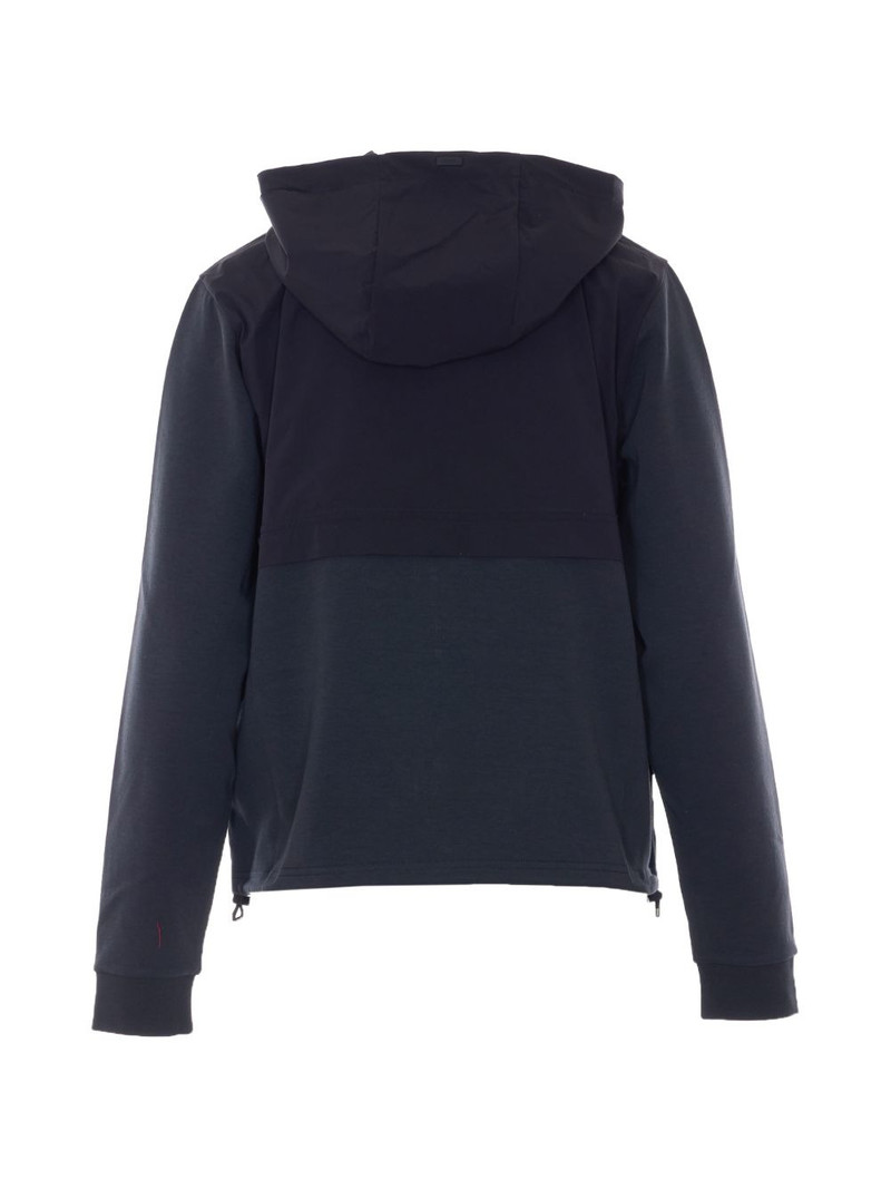 panelled zip-up hoodie 3