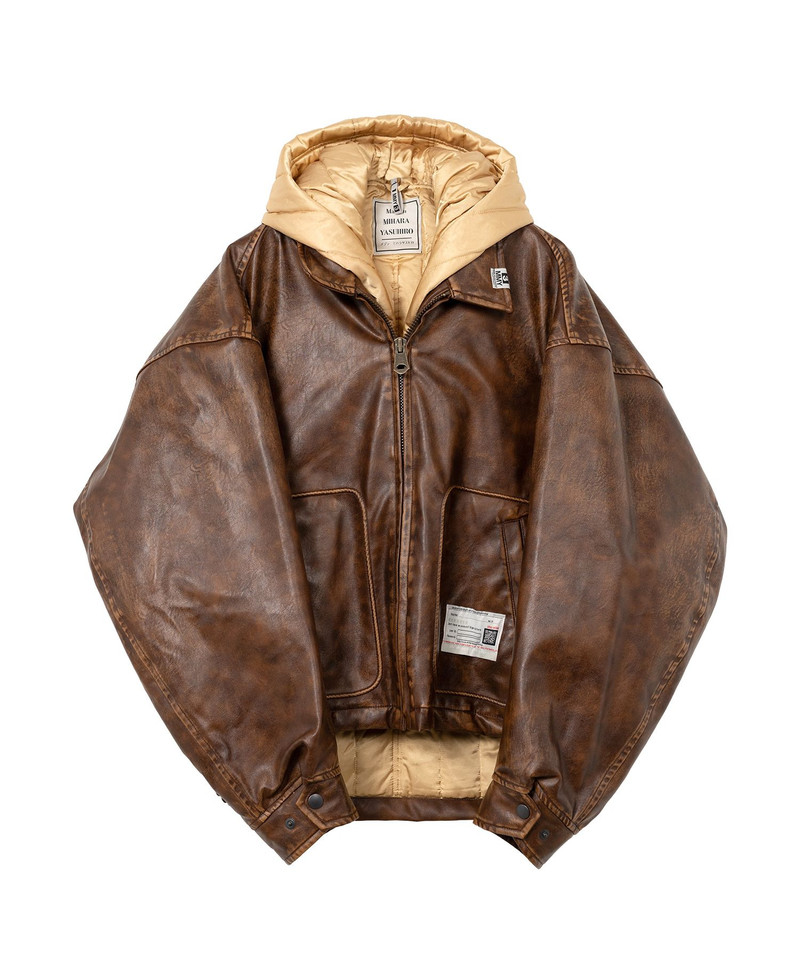 Extended Placket Hood Coated Jacket 20