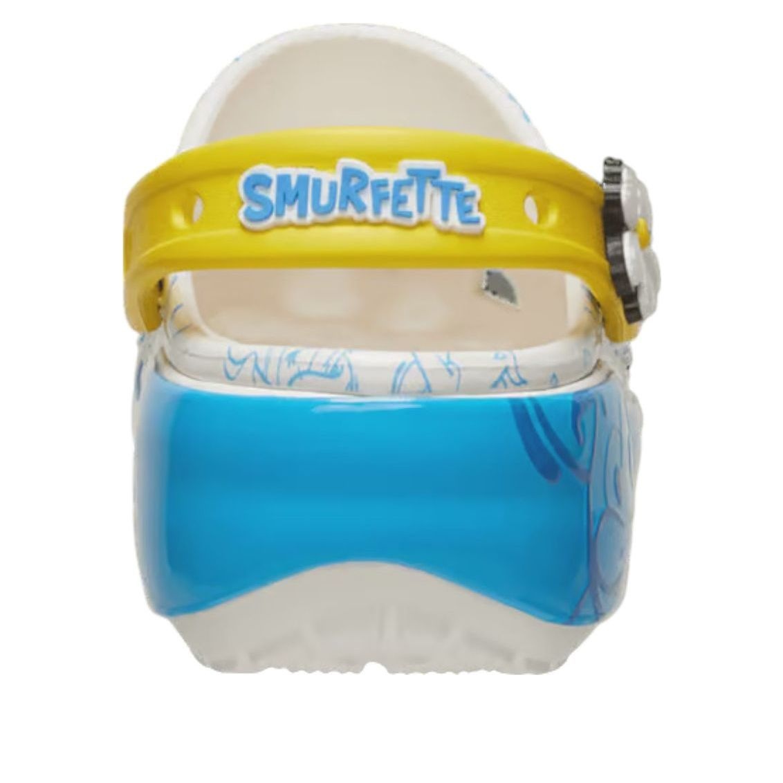 (WMNS) Crocs x The Smurfs Platform Clog 'Smurfette' 210822-90H - 4
