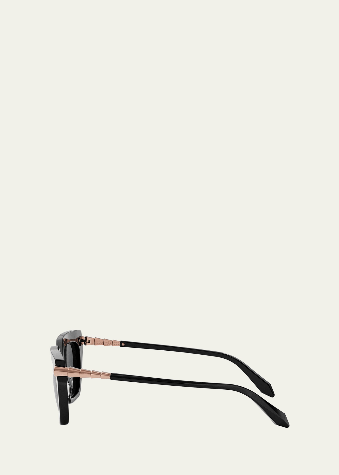 Serpenti Acetate & Nylon Cat-Eye Sunglasses - 3
