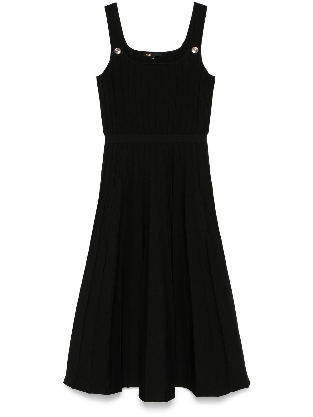 ribbed midi dress - 1