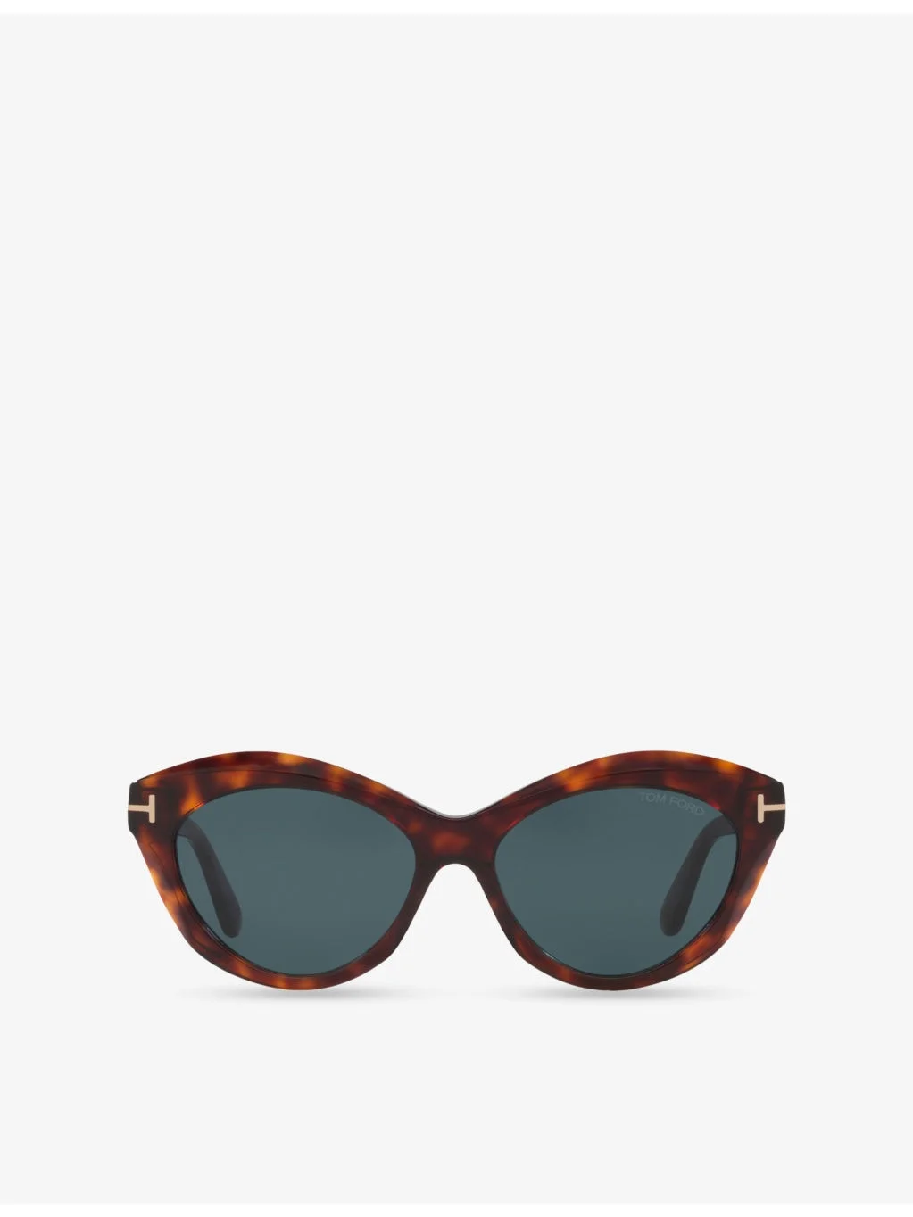 TR001841 Toni Oval-Frame Tortoiseshell Acetate Sunglasses - 1