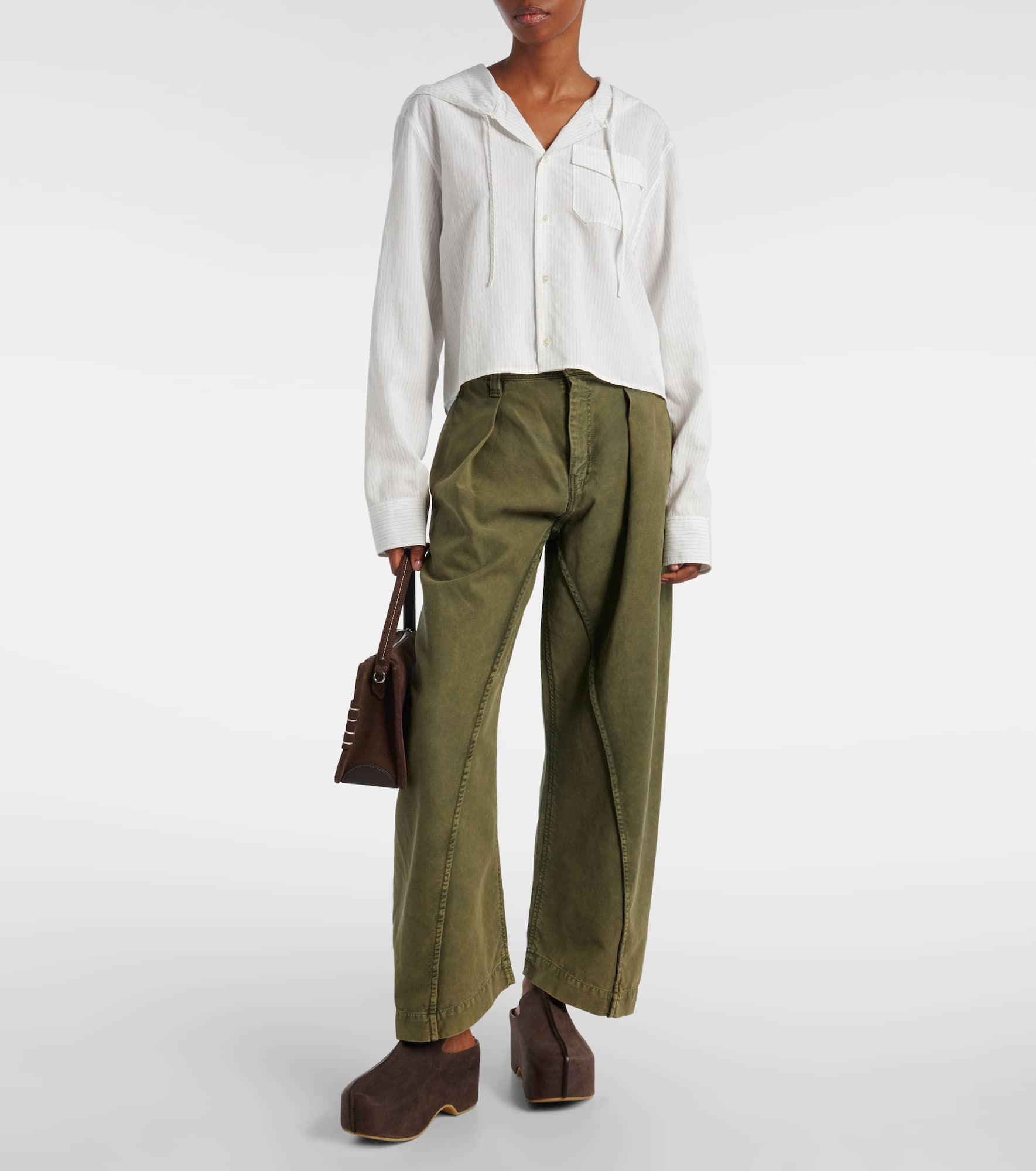 Suede platform mules - 3