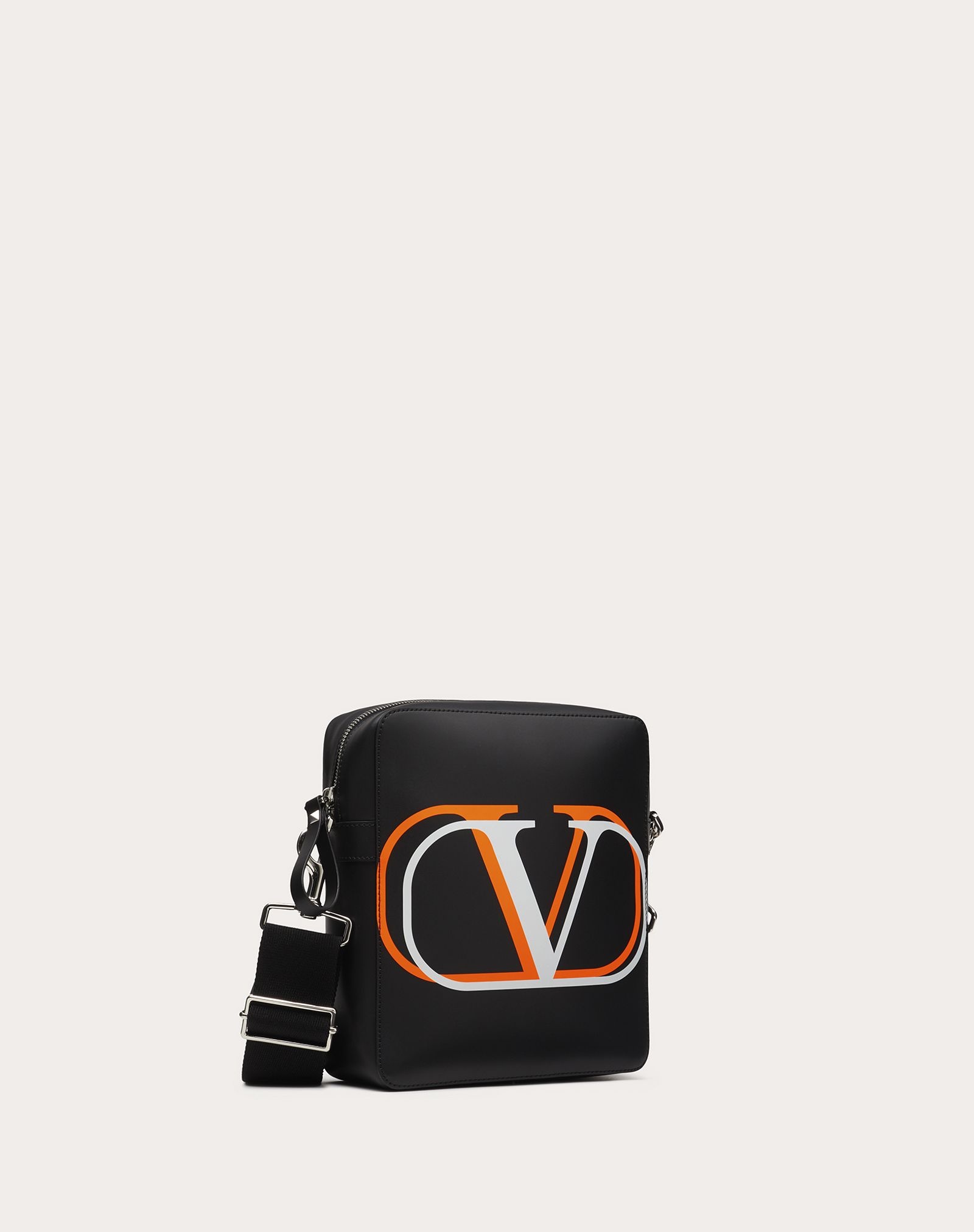 VLogo Signature Leather Crossbody Bag - 2