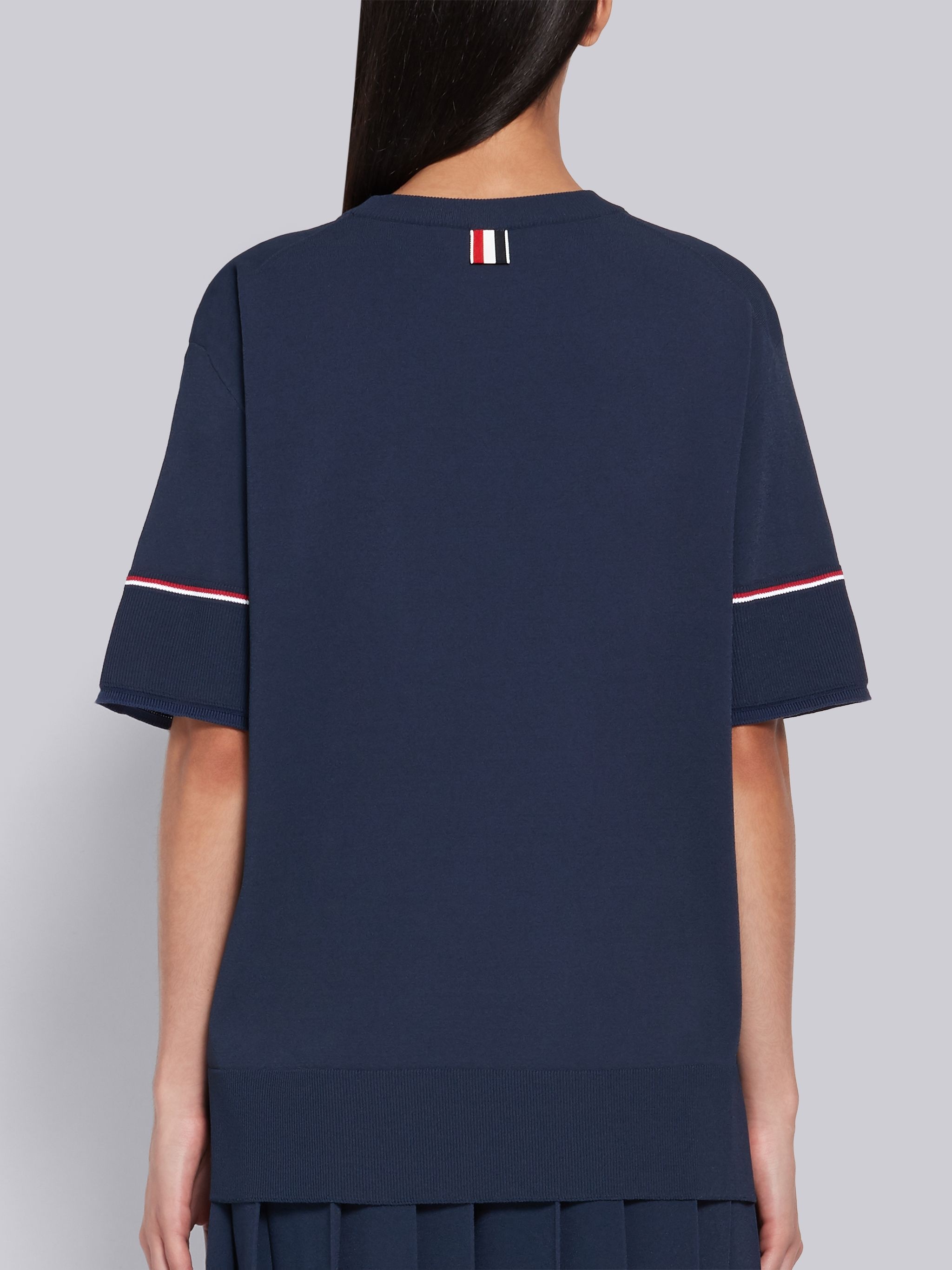 RWB-detail boxy T-shirt - 3