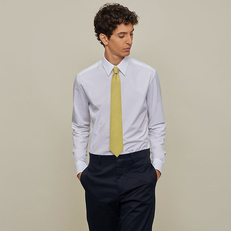 Hermès Tie 7 J'ai Touche le Pompon Twillbi tie outlook