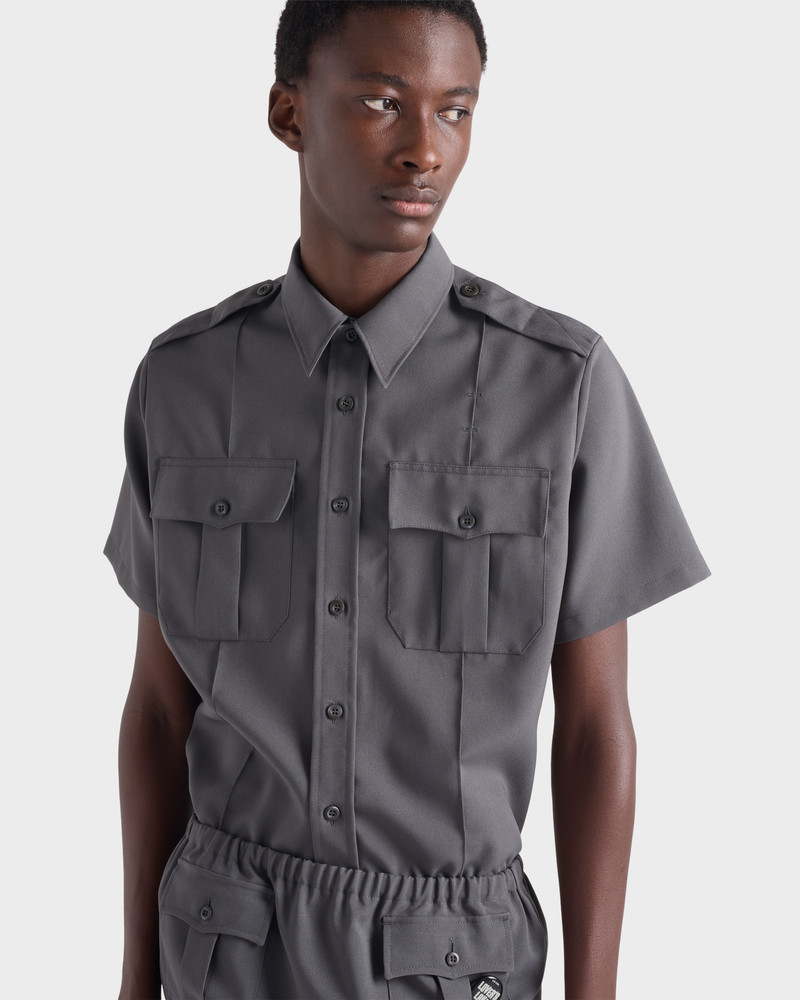 Short-sleeved technical fabric shirt 4