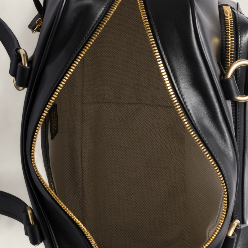 Pocket nappa leather top-handle bag 4