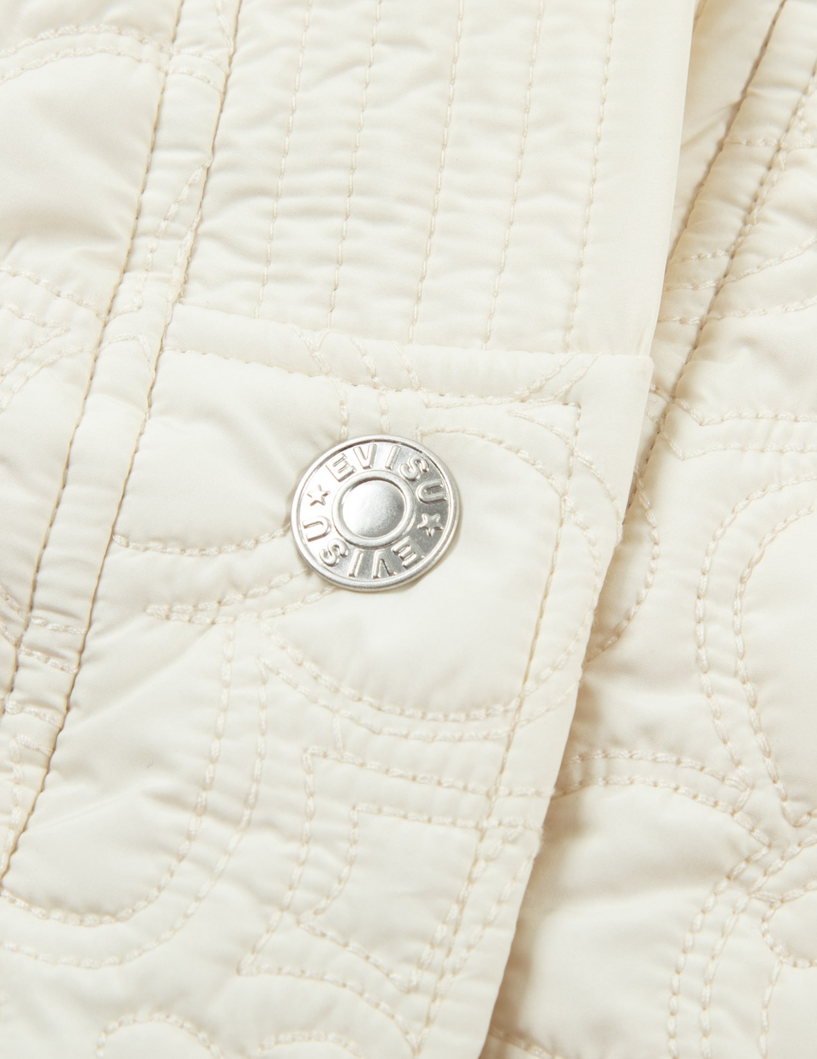 ALLOVER QUILTED SEAGULL AND FLORAL FASHION FIT JACKET - 10