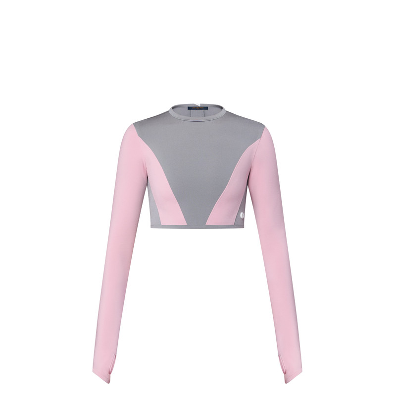 Color-Blocked Technical Jersey Top 1