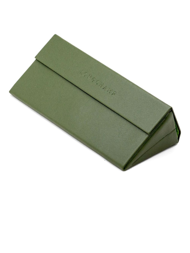 Longchamp oval-frame frame outlook