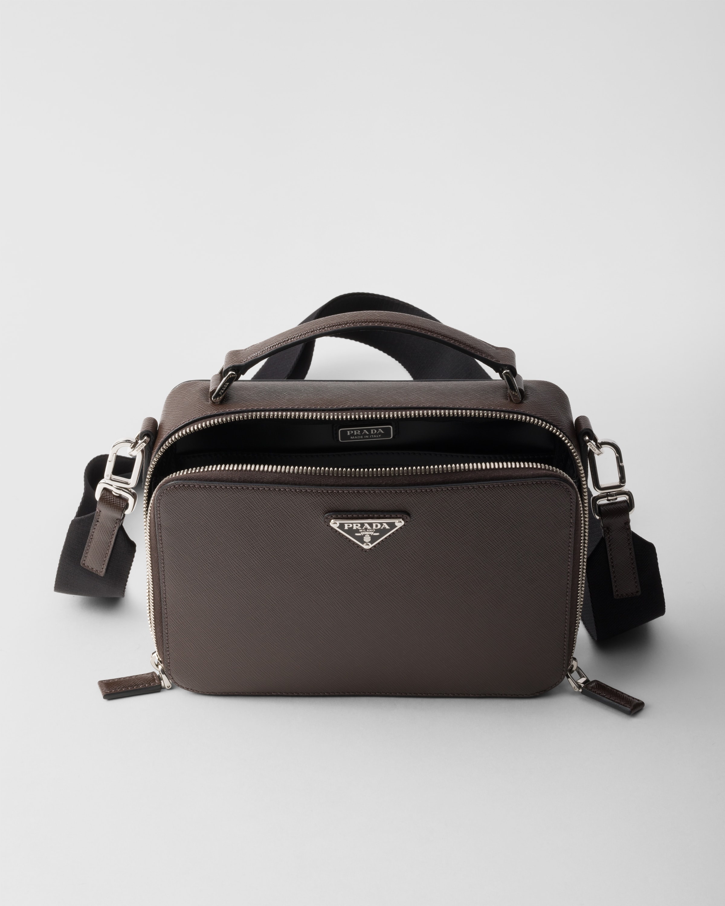 Medium Prada Brique Saffiano leather bag - 5