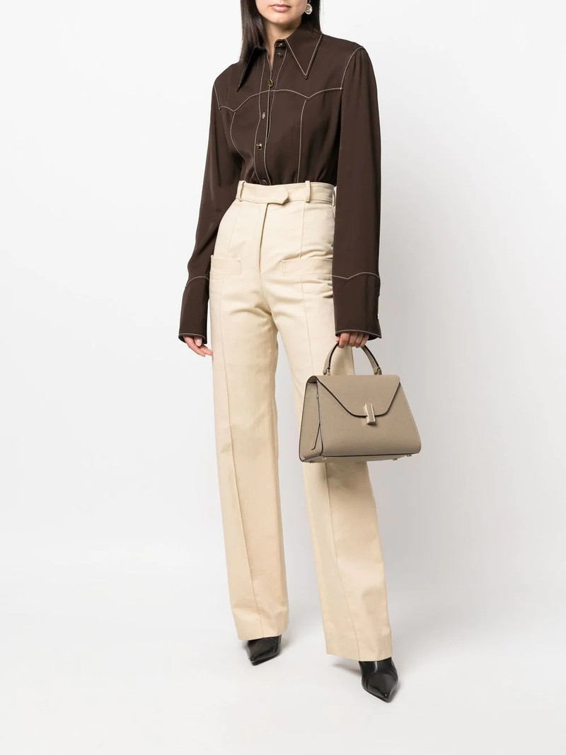 Valextra Iside top-handle tote outlook