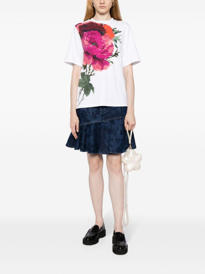 Erdem floral-print cotton T-shirt outlook