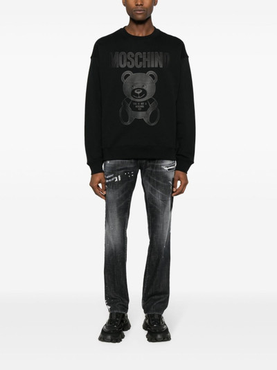 Moschino graphic-print cotton sweatshirt outlook