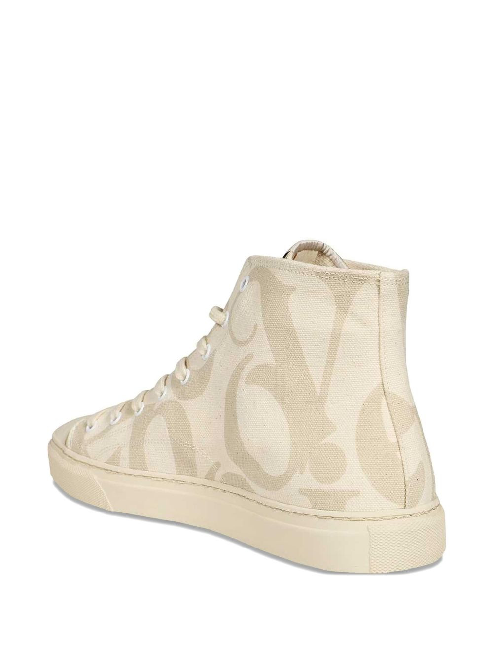 orb-print high-top sneakers - 3