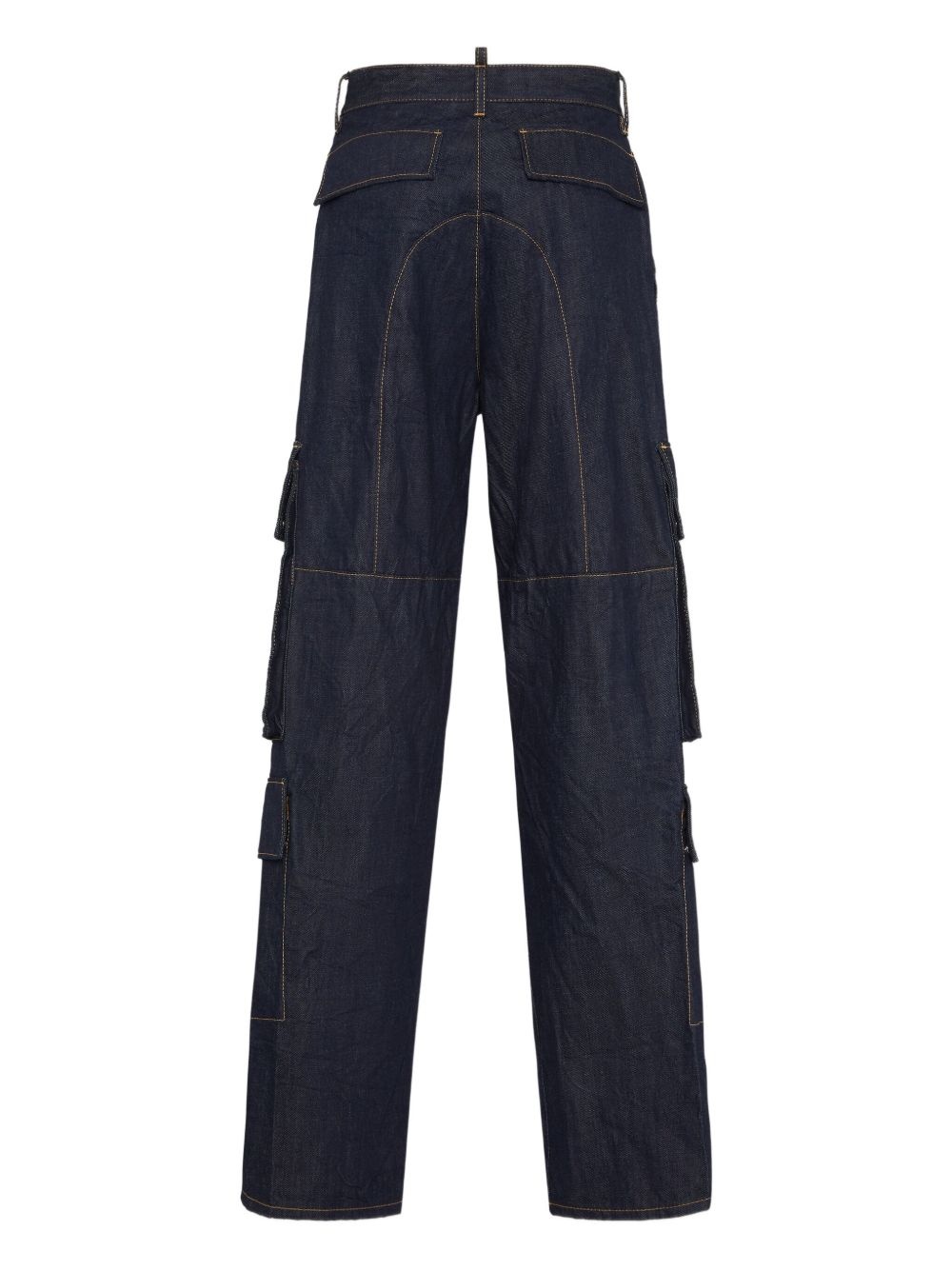 panelled cargo jeans - 2