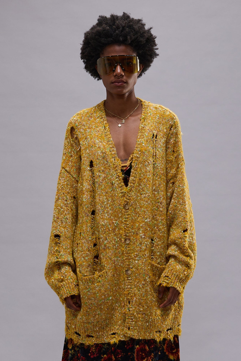 DISTRESSED OVERSIZED CARDIGAN 4