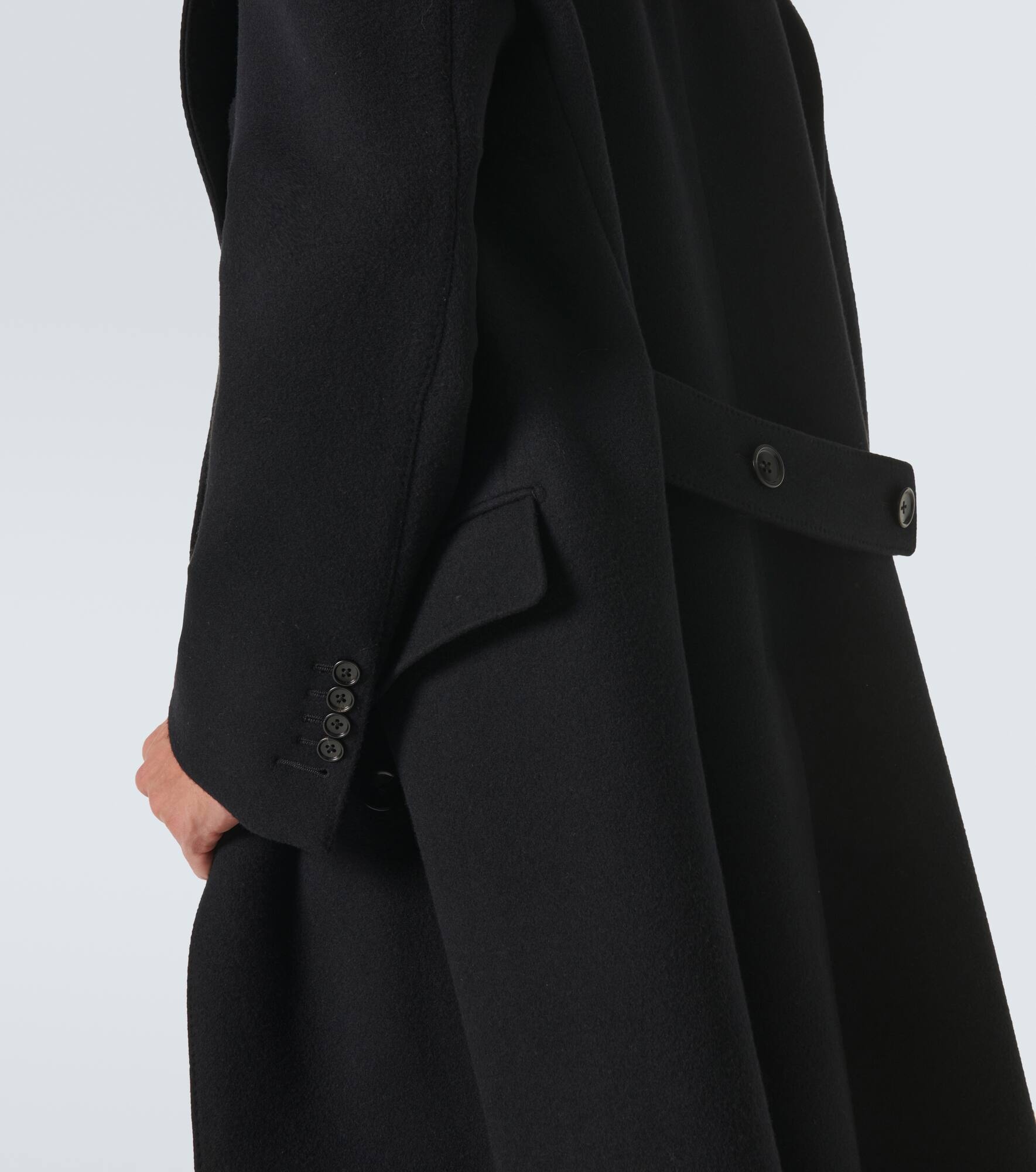 Wool double-breasted coat - 6