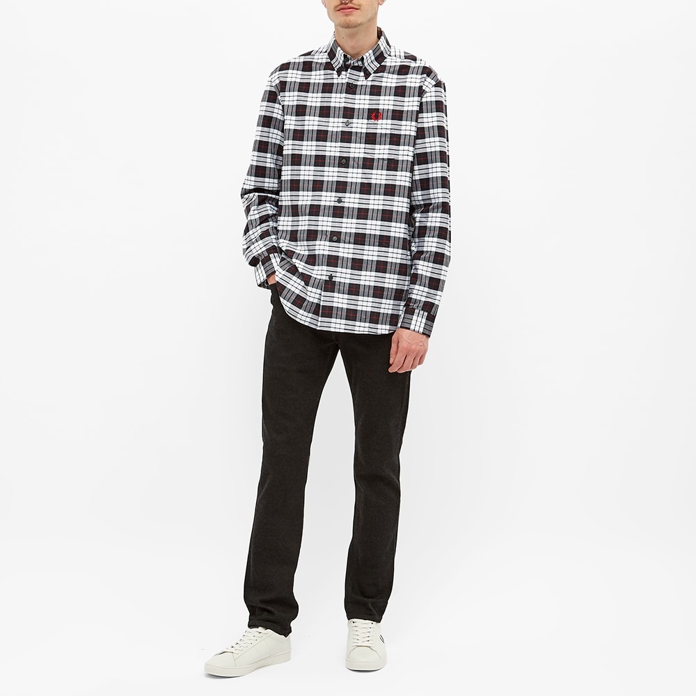 Fred Perry Button Down Tartan Shirt - 7