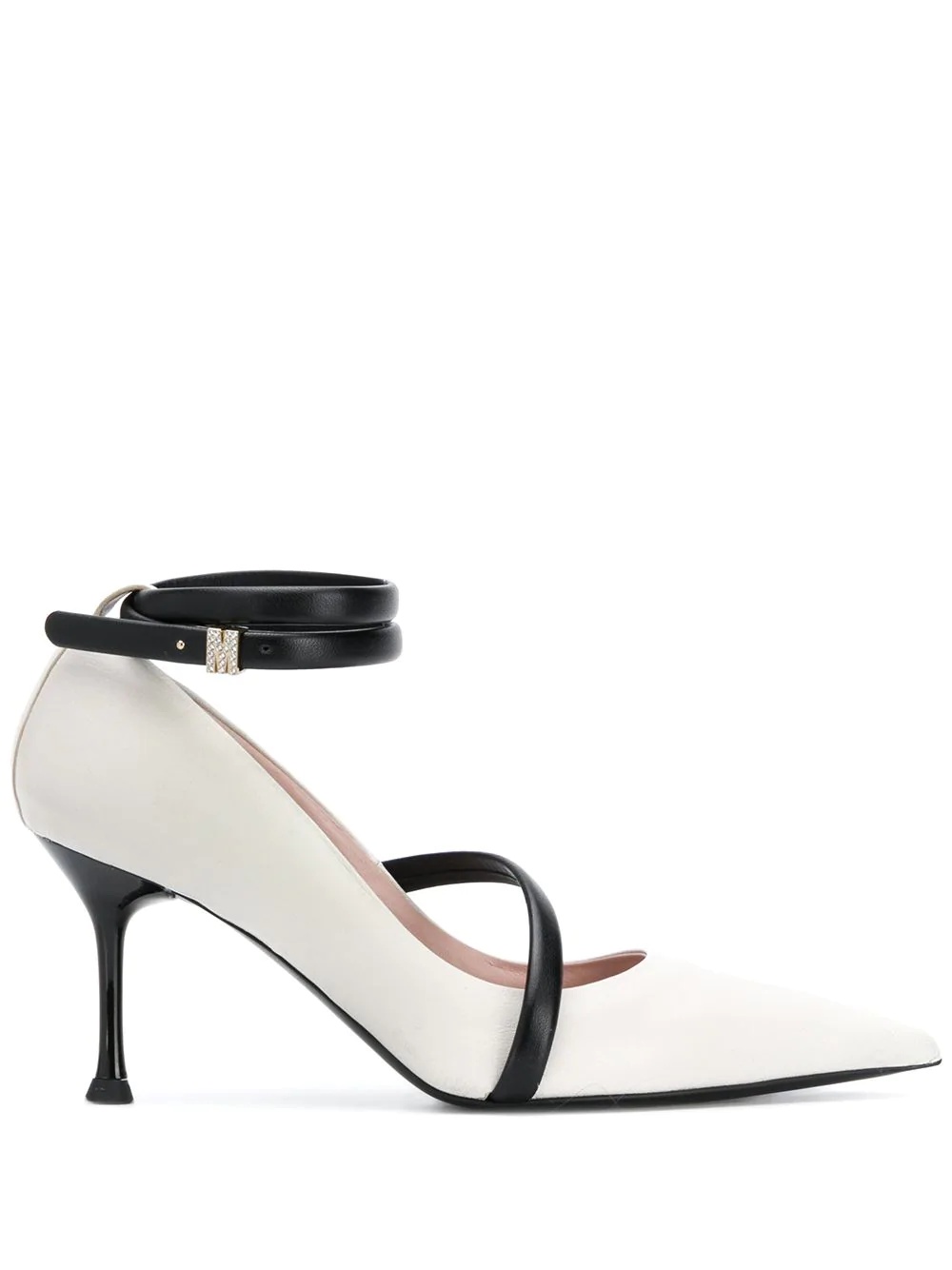 pointed-toe strappy pumps - 1