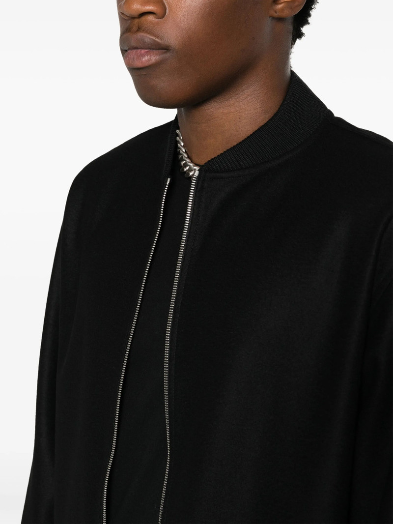 Jil Sander Jil Sander Band-collar Wool Bomber Jacket outlook