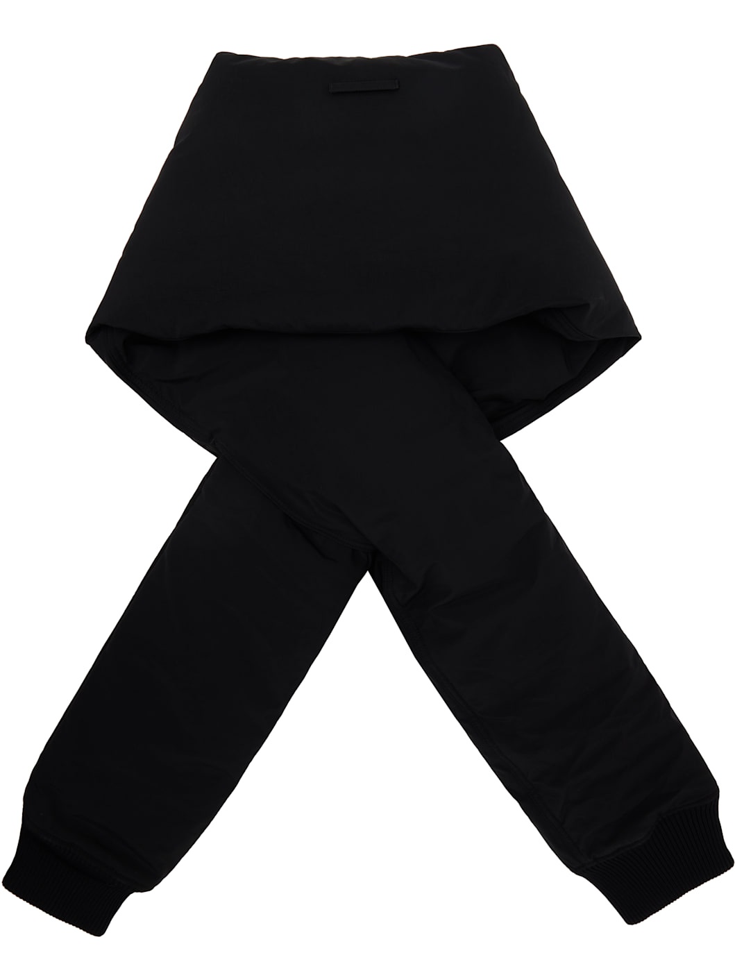 Black Padded Sleeve Scarf - 2