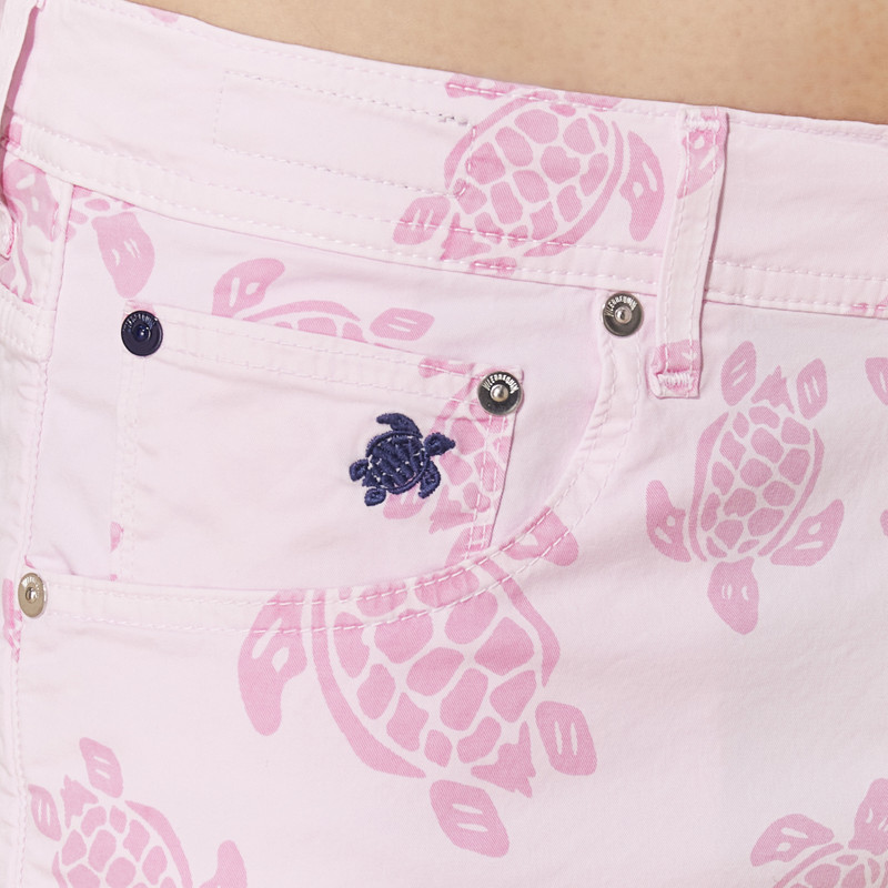 Men Bermuda Shorts Resin Print Ronde des Tortues 6