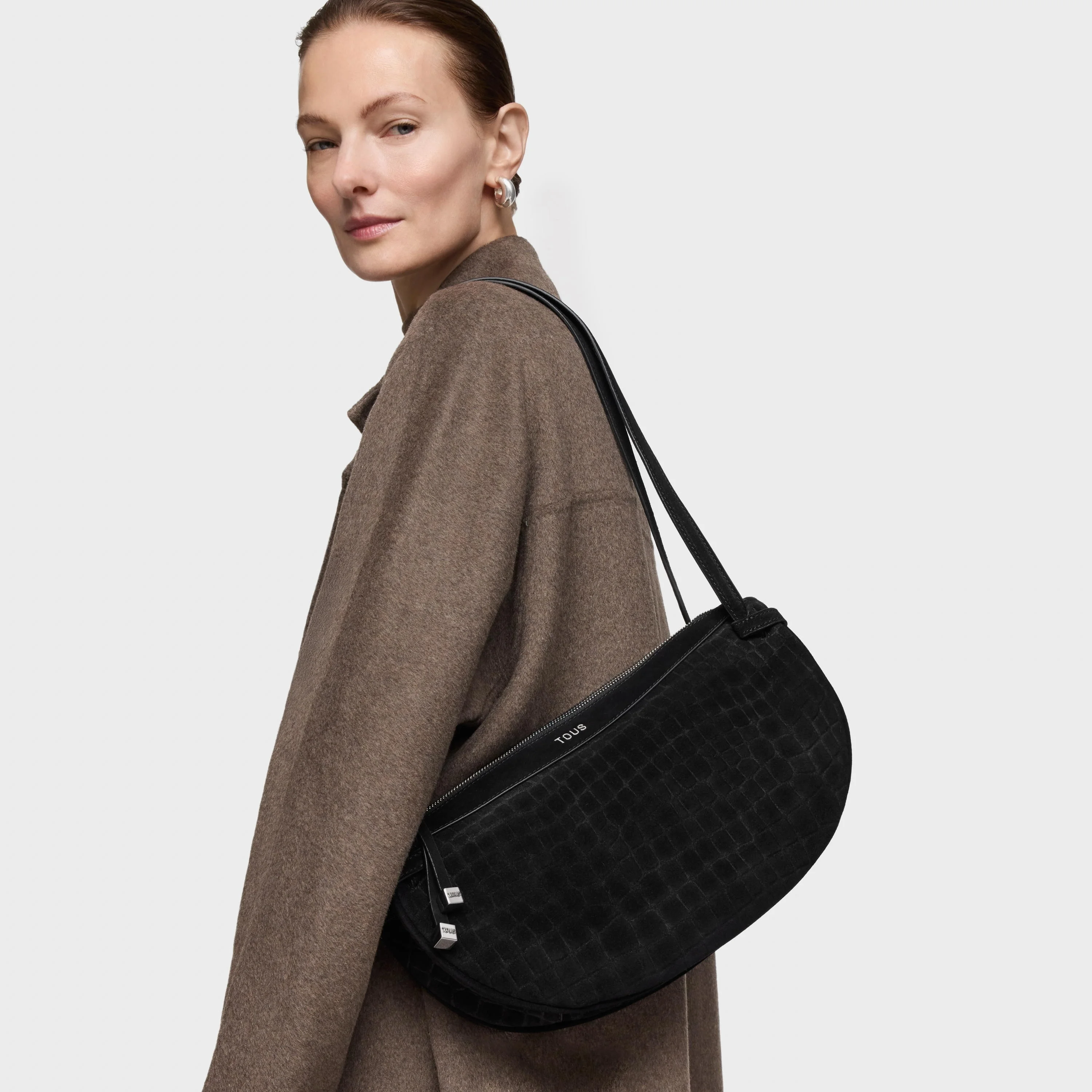 Black Shoulder bag TOUS Halfmoon - 1