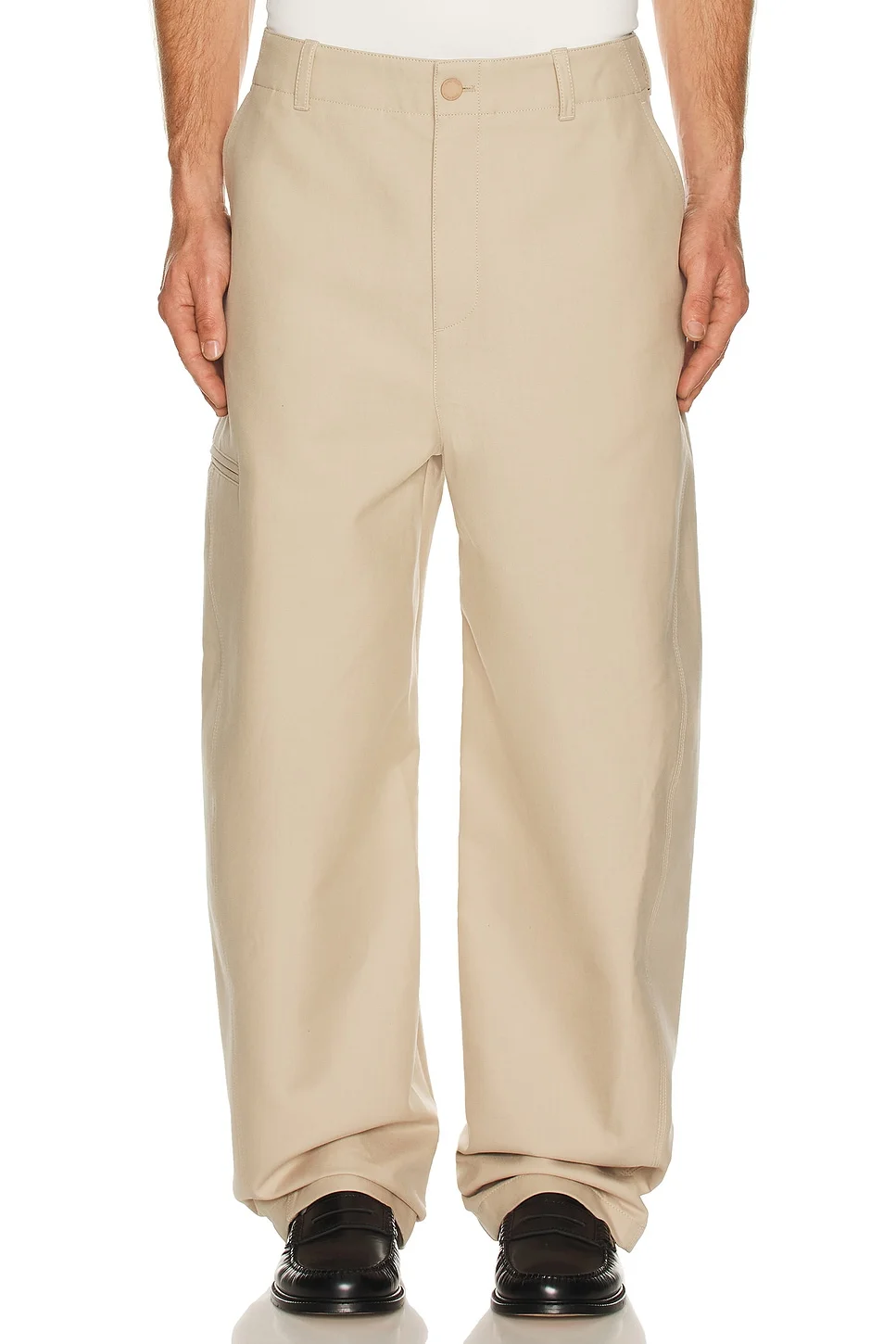 Couture Seam Workwear Trousers - 1