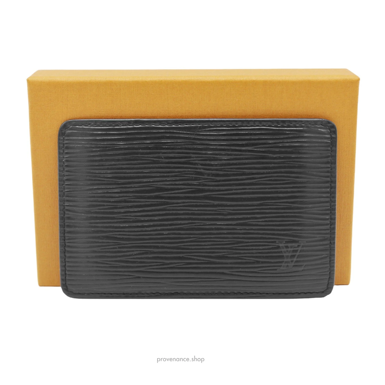 Louis Vuitton Card Holder Wallet - Black Epi Leather - 1