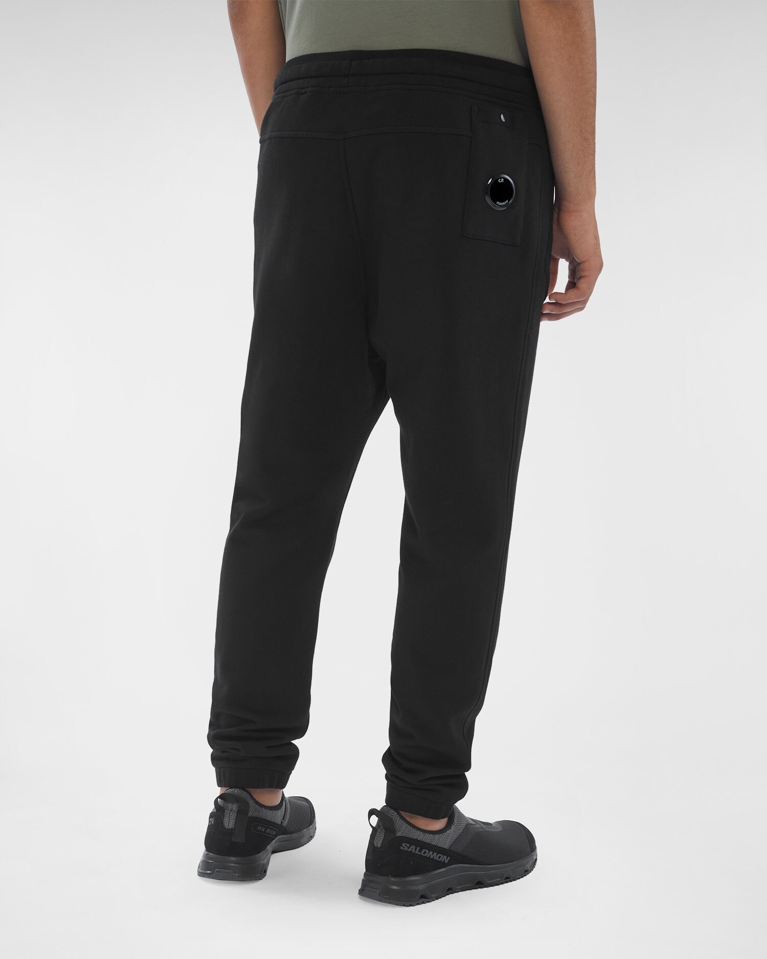 Diagonal Raised Fleece Utility Track Pants - 3