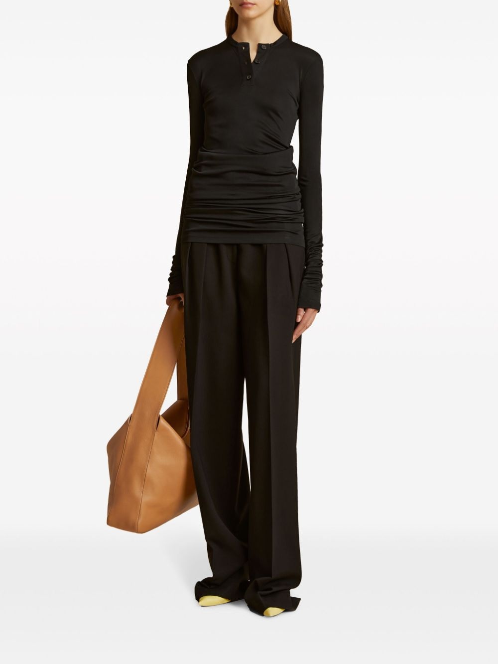 The Byron gathered-detail polo shirt - 4