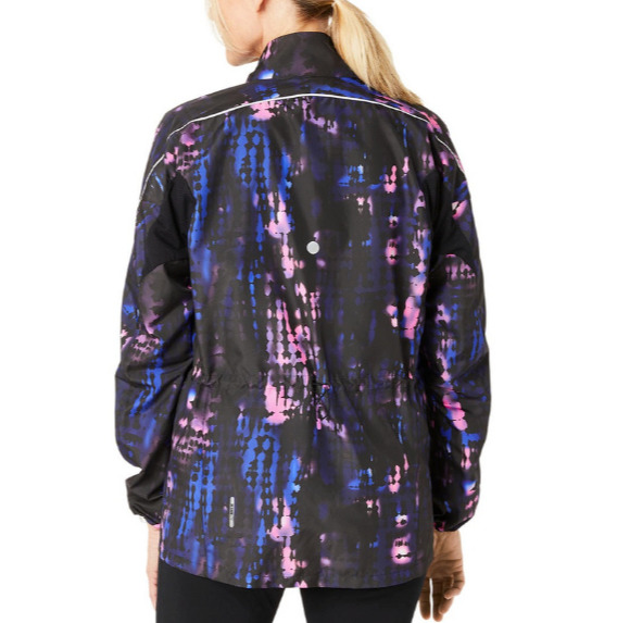 (WMNS) ASICS ROAD LITE-SHOW Jacket 'Black Magenta' 2012D079-001 - 2
