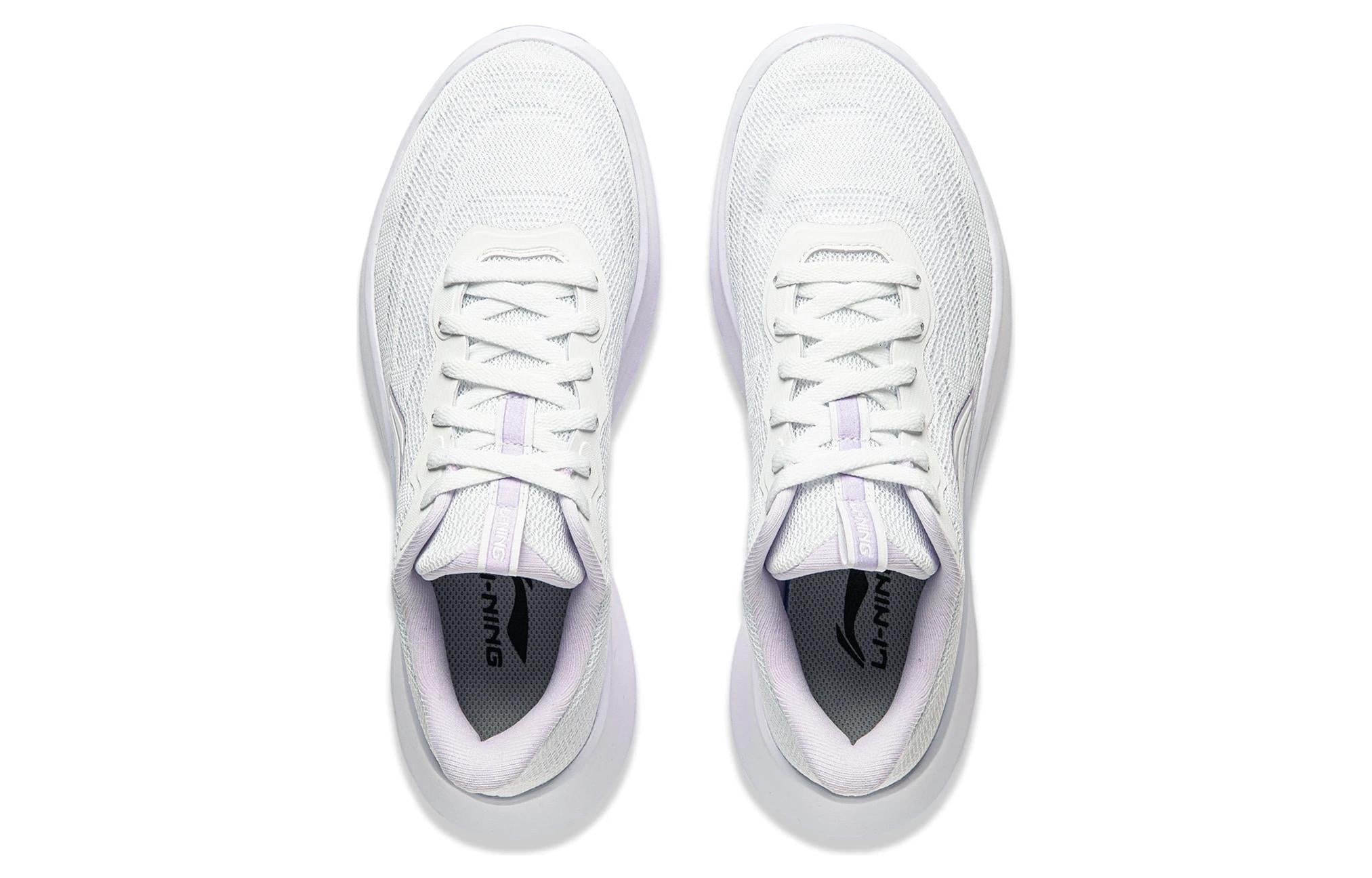 (WMNS) Li-Ning Light Feather 'White Mauve' ARSU022-1 - 6